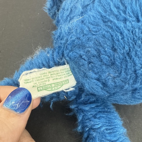 VTG 1970s HTF Knickerbocker Super GROVER Plush Muppets Stuffed Toy 13" Sesame St - Picture 6 of 7
